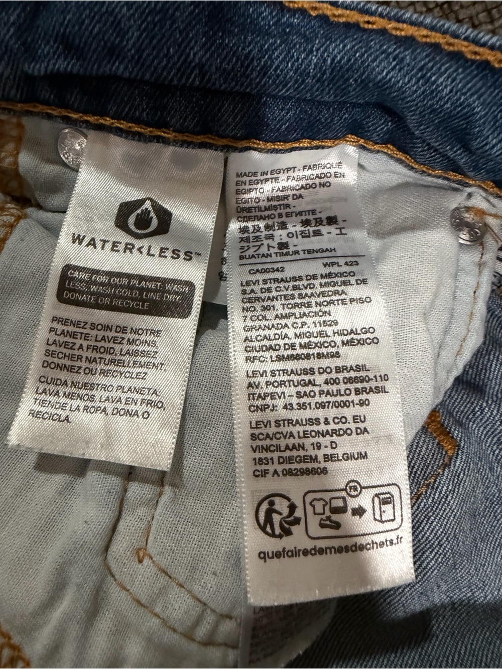 Levi's Women's Light Blue Straight-Leg Jeans - Picture 5 of 5